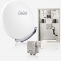 Fuba Parabolic Reflector - Dap858w Satellite Complete System For 8 Users - 1x Daa850a 1x Dek407c 1x Fmp 508sl - 29442065